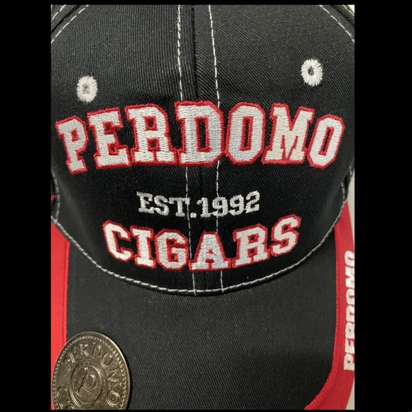 Perdomo Cigars Hat w/ Bottle Opener On Bill Embroidered, Adjustable, Brand New! - Picture 3 of 8